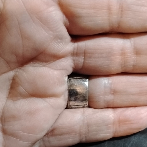 Loree Rodkin Love & Rock HSN Silver & Blue Gemstone Gothic Ring Size 7 Snug Fit - Picture 2 of 6